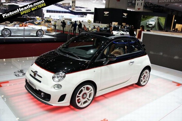 The new twotone Abarth 500C gets a sixspeed automated 