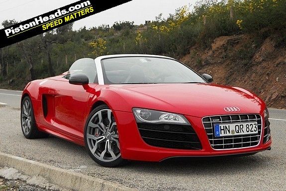  for the launch of an opentopped car like the new Audi R8 Spyder