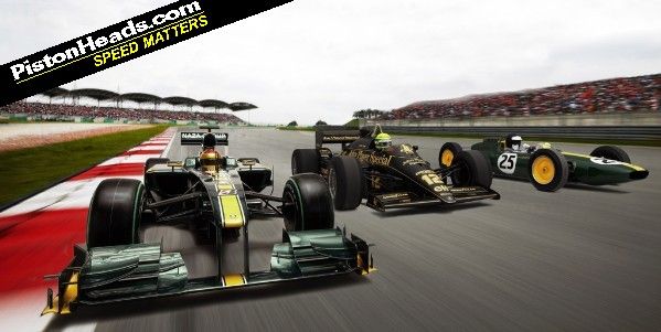 Examples of every F1 Lotus