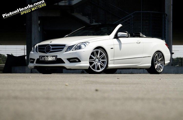 Now a turbodiesel Mercedes cabrio might not be everybody's performance cup