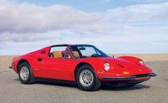 One of two Ferrari Dinos at the sale