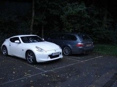 370Z with Andy's daily driver...