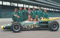 Clark and the Indy 500 winning Lotus