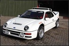 1990 Ford RS200 EVO, one of 24. This set the 0-60 record in 1994 at 3.08 seconds, which stood for 12 years, and was originally built for King Hussein of Jordan - £120-140k