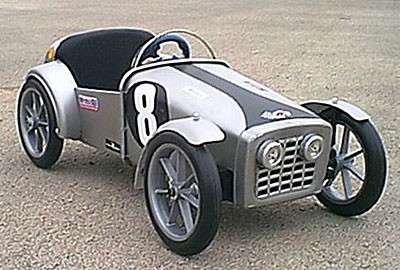 KIDS SPORTS CAR FROM A KITCHEN SWING BIN SEE  VIDEOS > BUILD MANUAL & PLANS 