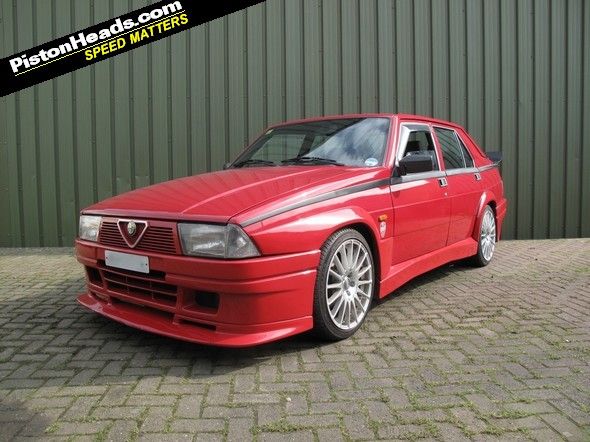 The Alfa Romeo 75 is probably a car that is never going to win any beauty