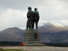 The Commando memorial at Spean Bridge