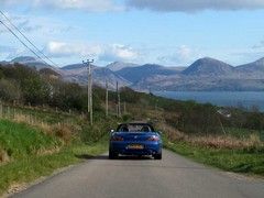 Singletrack road + epic view = Scotland