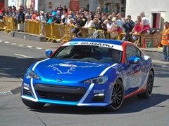 Higgins shows Sean round in a BRZ