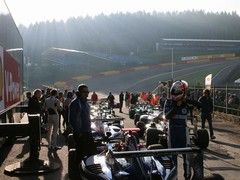 Early morning start at Spa very atmospheric