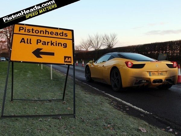 Arriving for the Goodwood 2011 PHSS