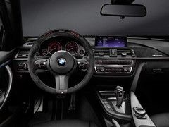 Interior 'inspired by racing'. With sat-nav.