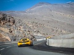 Typical traffic on this petrolheads' dream tarmac