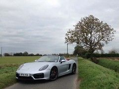 Sports car and a B-road; perfect combo