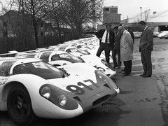 Piech and Helmuth Bott with the 917s