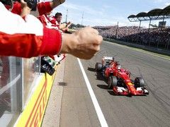 Poignant victory for Vettel
