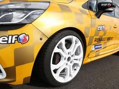 Road-spec Michelins replace Dunlop race tyres
