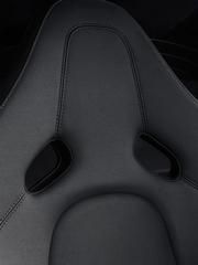 Carbon fibre seats and Alcantara replace leather!
