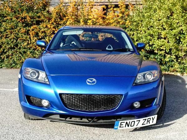 mazda rx 8 2009 bleu