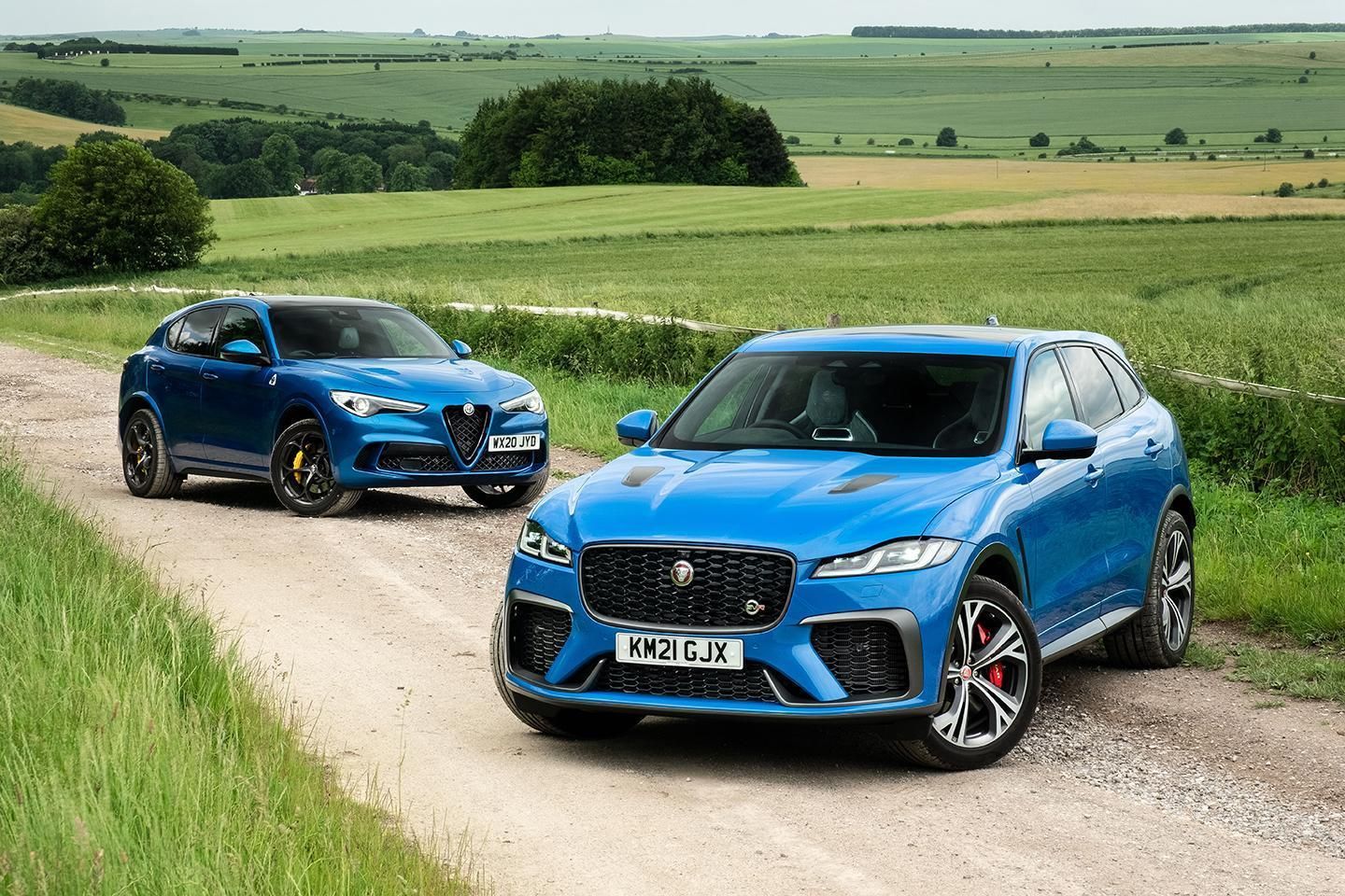 Jaguar F Pace Svr Vs Alfa Stelvio Quadrifoglio Pistonheads Uk