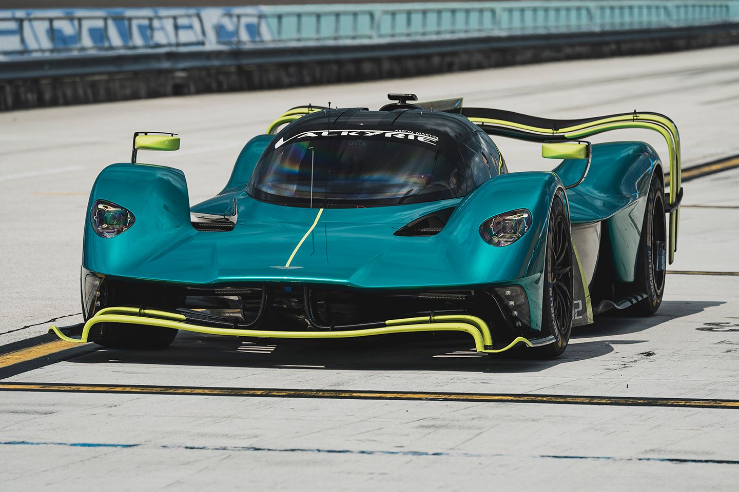 Riding the Aston Valkyrie AMR Pro, Miami-style