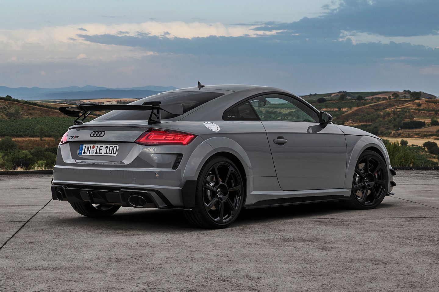 Original Audi Black Edition Rings Black for Audi Tt TTS Ttrs III 8S Since  2014
