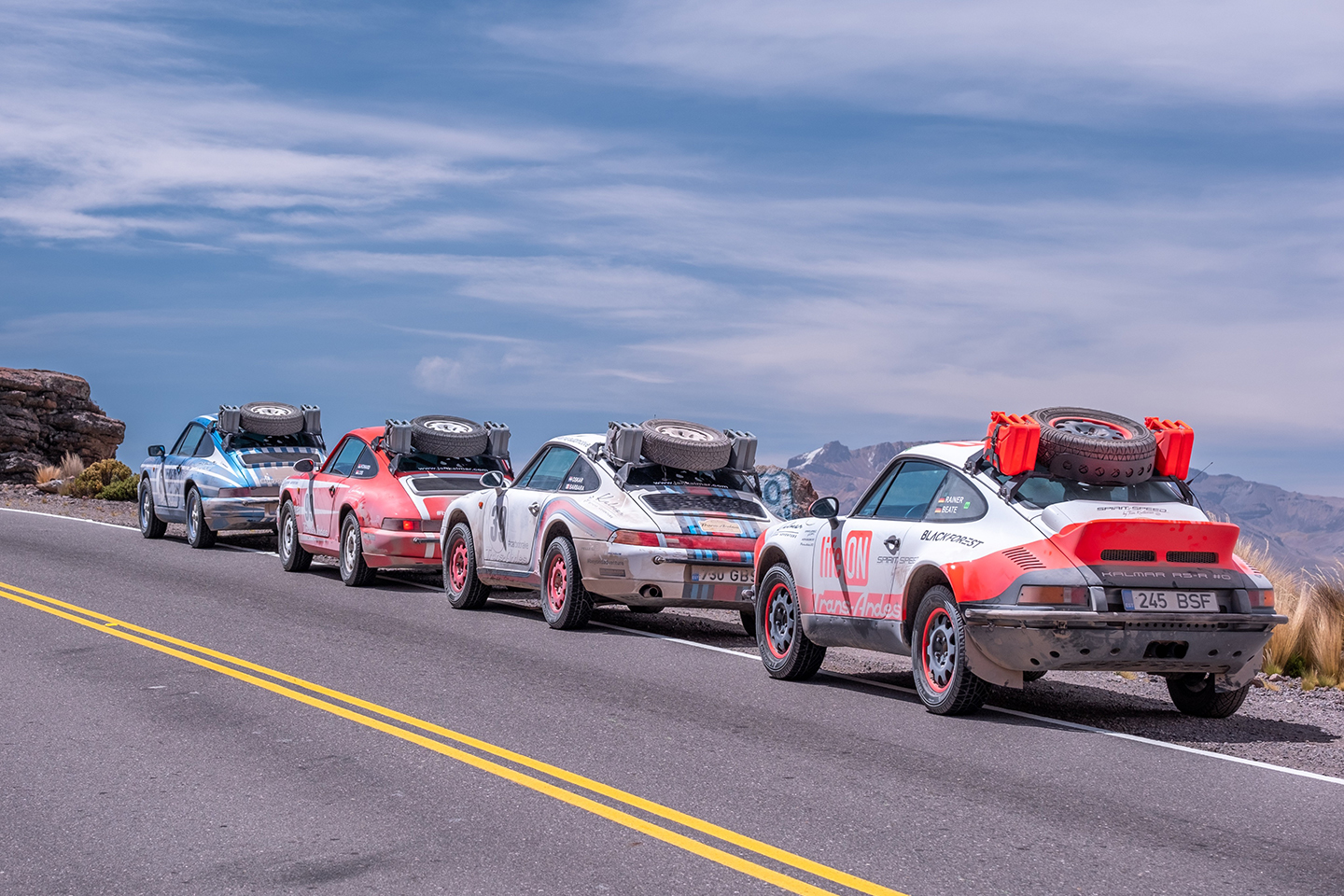 Kalmar 911s complete epic Trans-Andes rally