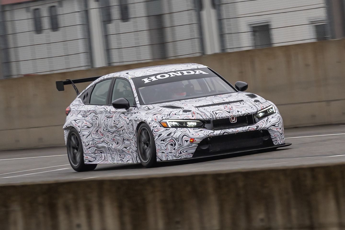 New Honda Civic Type R race car ready for British Touring Car