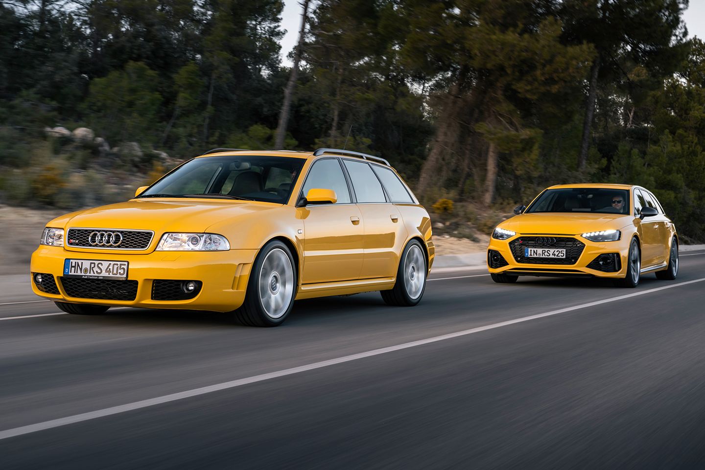 Audi RS4 edition 25 years resurrects Imola Yellow - PistonHeads UK