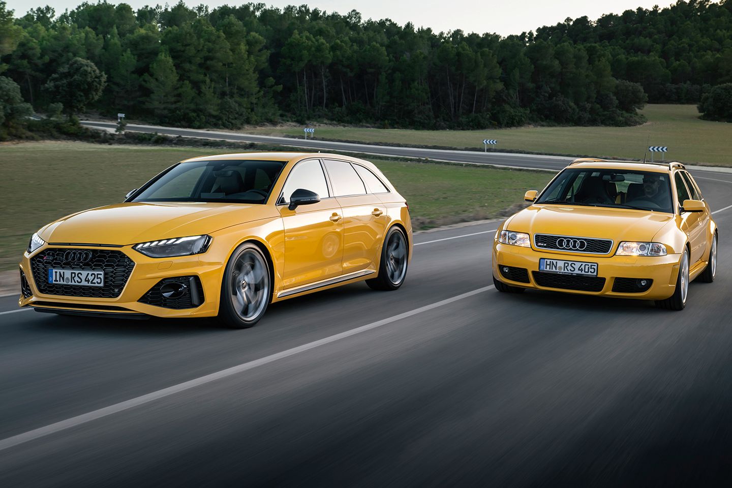 Audi RS4 edition 25 years resurrects Imola Yellow - PistonHeads UK